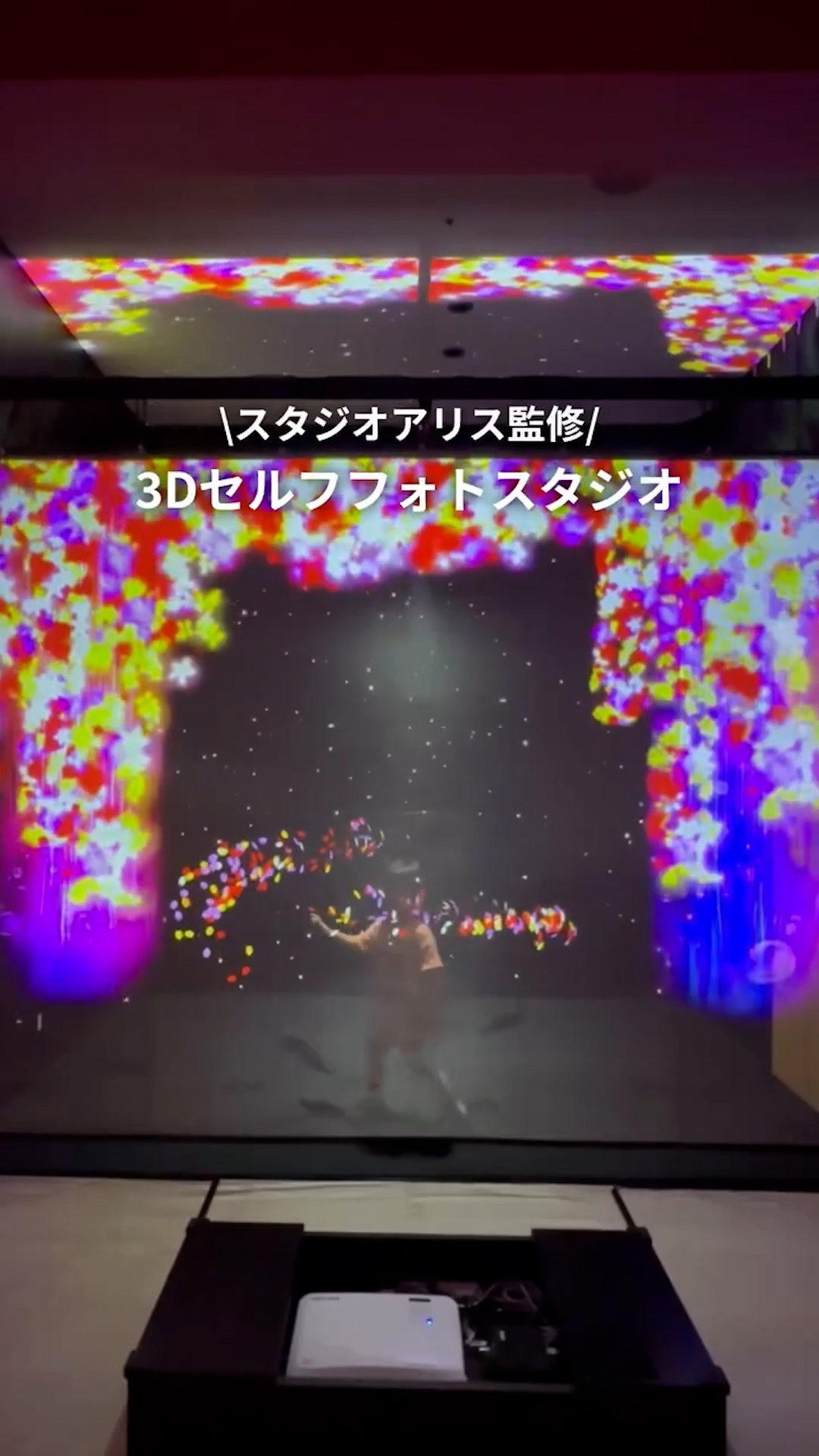 日本初の3Dホログラム体験「アリスインワンダーウォール」｜スタジオ